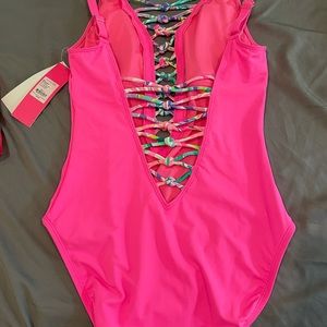 Lilly Pulitzer NWT Isle Lattice Starburst Swim